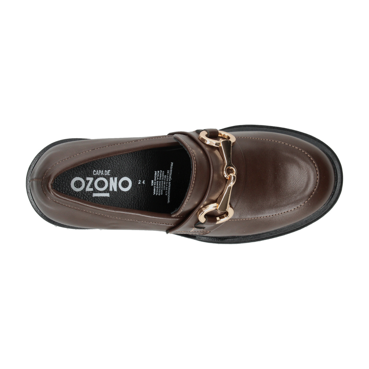 Zapato Ozono Dama Café Tacón Para Mujer, foto 8 de 10
