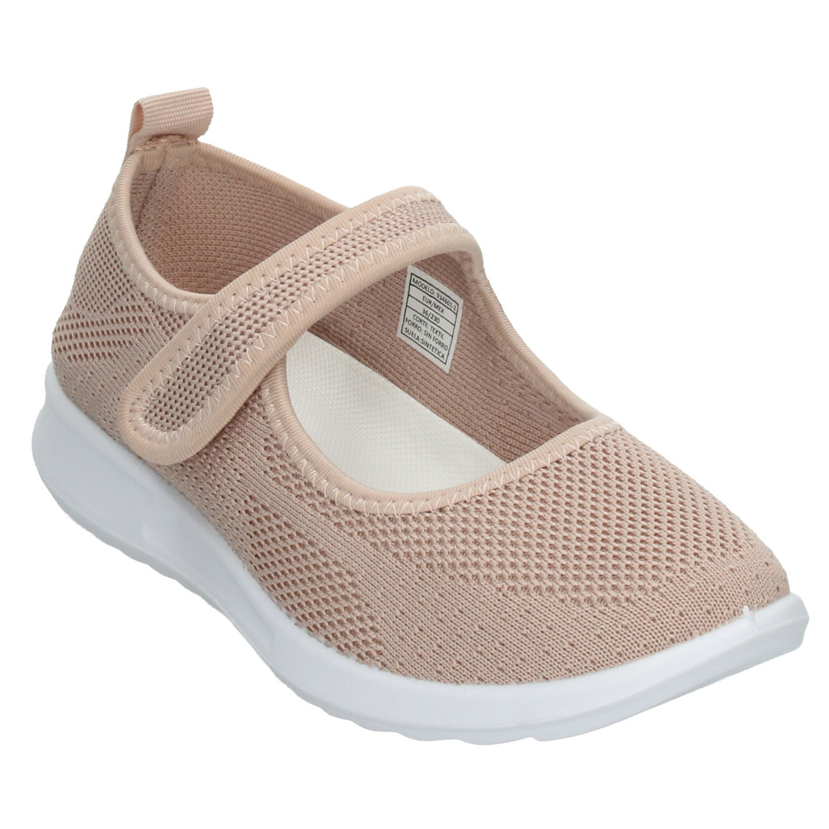 Zapato Berlin Dama Rosa Confort Casual Cinta Adhesiva Mujer, foto 4 de 10