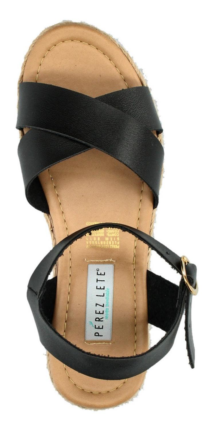 Sandalias Perez Lete Para Mujer 02006 Negro [plt215], foto 8 de 10