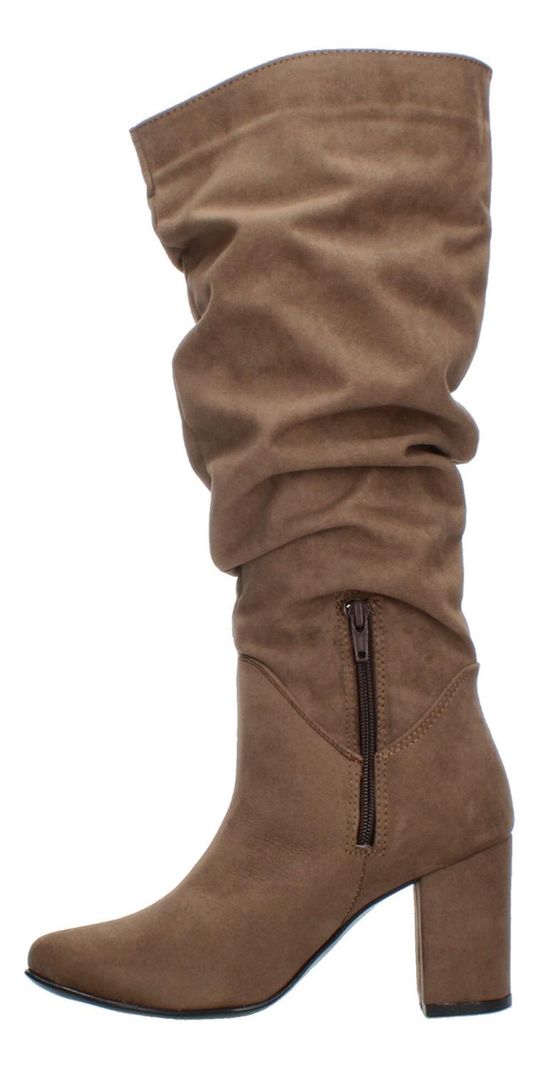 Bota Rojo Cereza Cafe Para Mujer [rce59], foto 6 de 10