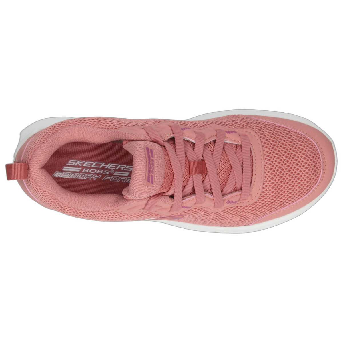 Tenis Skechers Bobs Squad Waves Dama Salmon Deportivo Mujer, foto 8 de 10