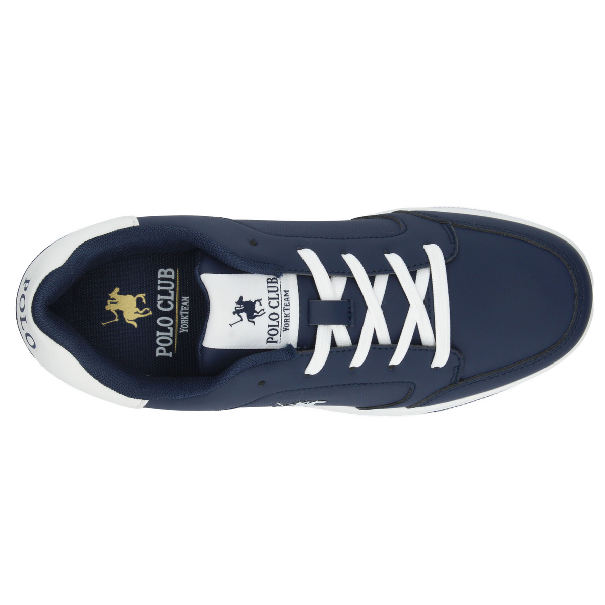 Tenis Polo Hombre Azul Cintas Versátil Casual Caballero, foto 8 de 10