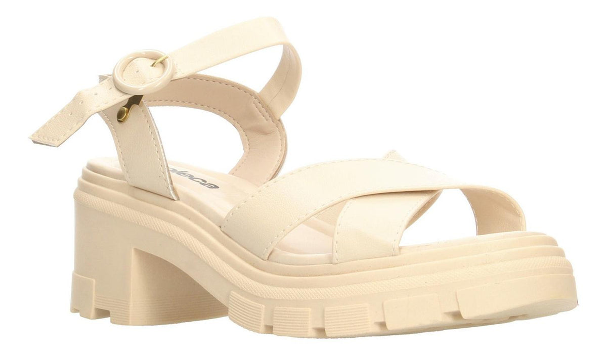 Sandalias Moleca Crema Para Mujer [mle21], foto 2 de 10
