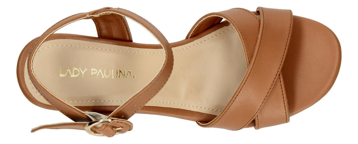 Sandalias Paulina Cafe Para Mujer [pau915], foto 8 de 10