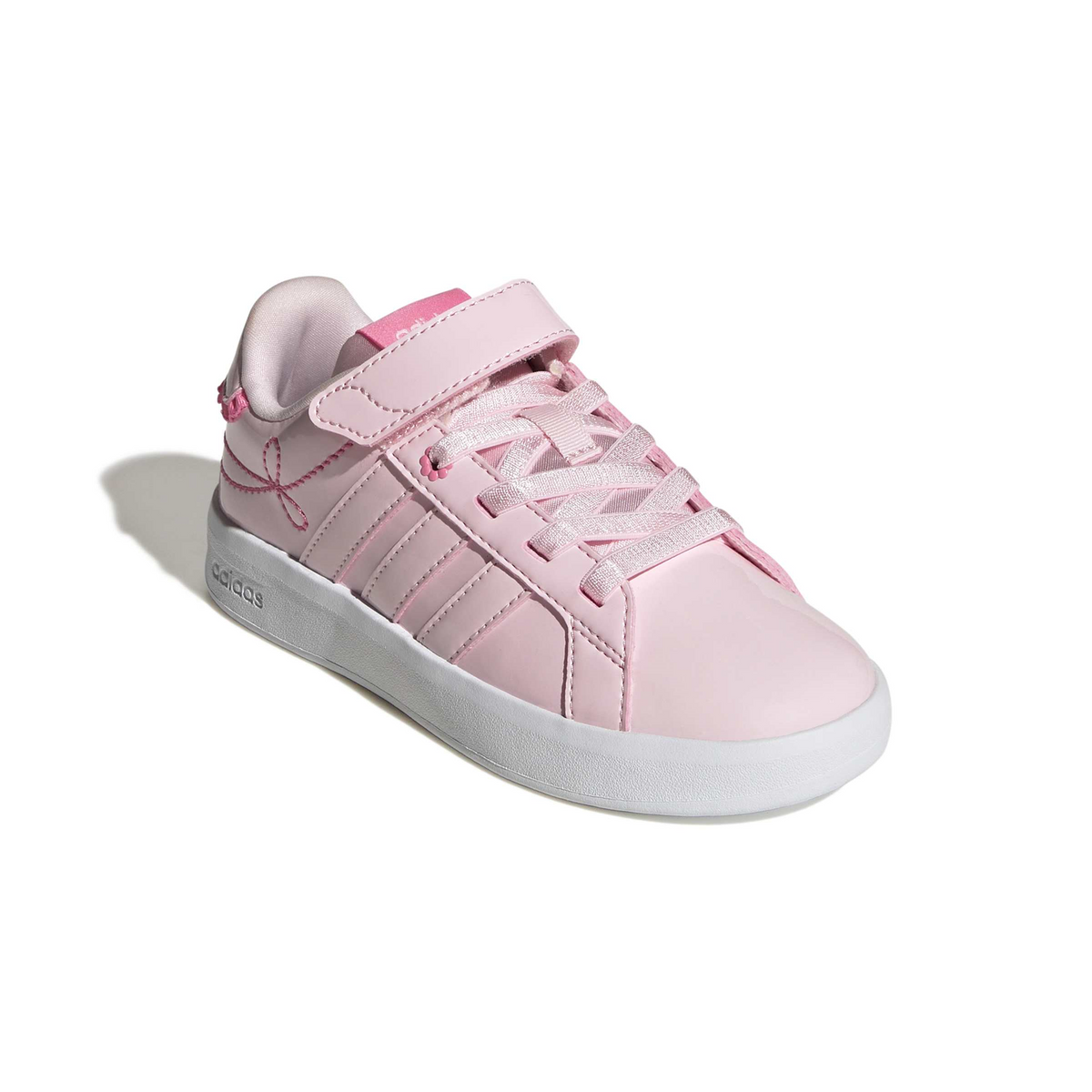 Tenis Adidas Grand Court 3.0 Niña Rosa Casual Cómodo Deportivo Infantil T16-22, foto 10 de 10