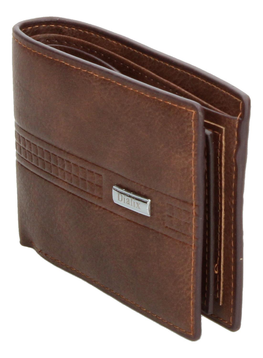 Cartera Billetera Hombre Felianna Café Casual Uso Diario, foto 4 de 10