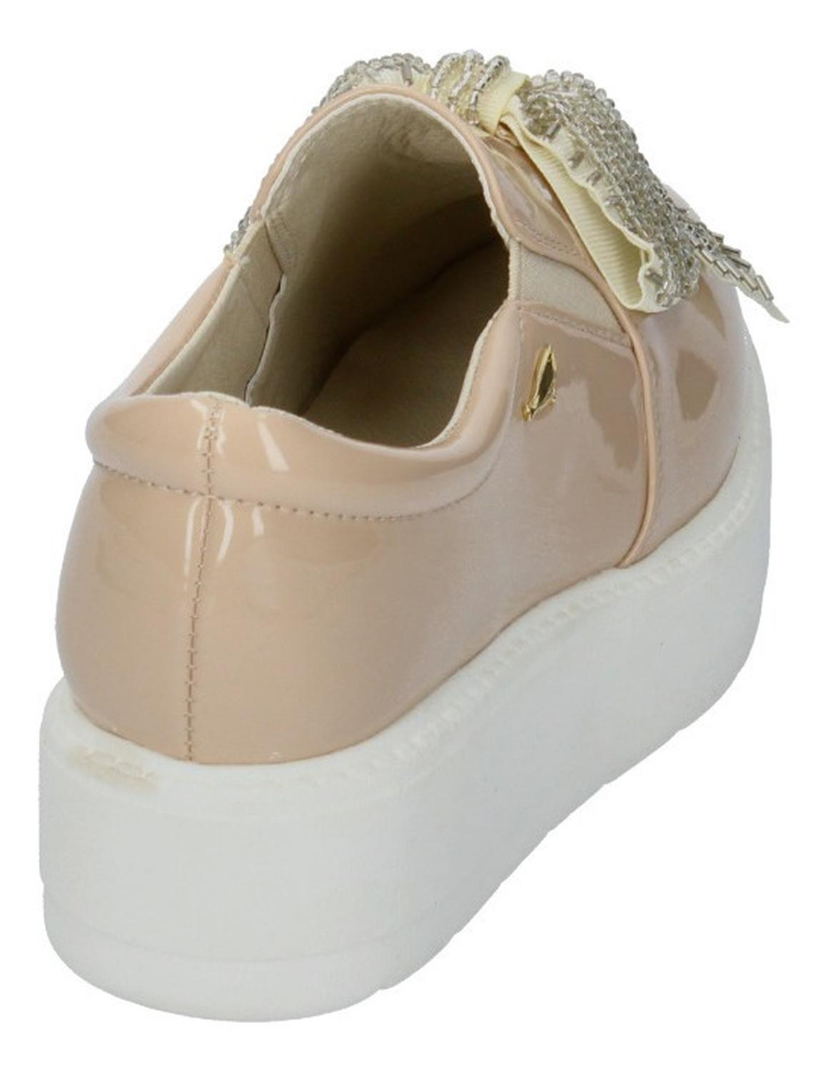 Zapato Casual Hemisferios Para Mujer 7302-1-b Beige [hmf8], foto 4 de 6