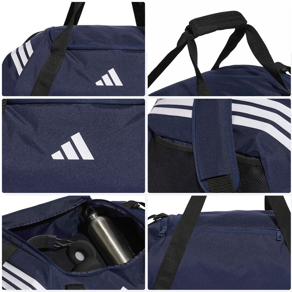Bolsa Deportiva Adidas Tiro Azul Gym Viaje Unisex, foto 6 de 10