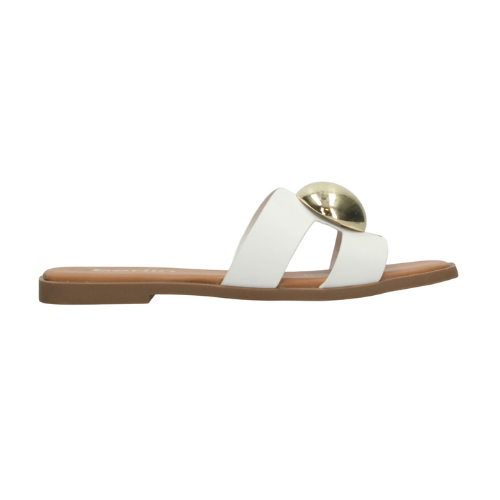 Sandalias Berlin Dama Blanco Casual Para Mujer