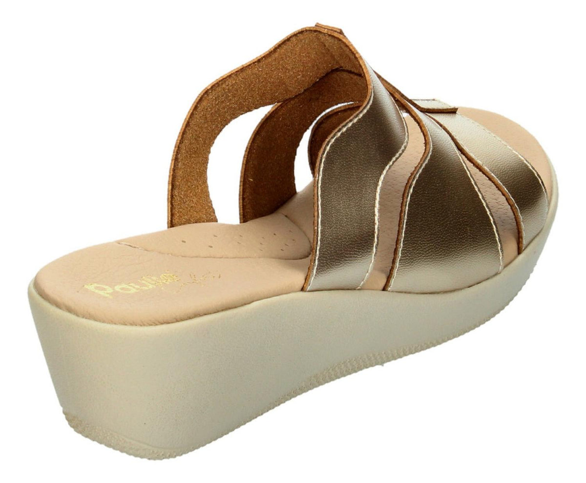 Sandalias Paulie Para Mujer 2665 Dorado [ple158], foto 5 de 10