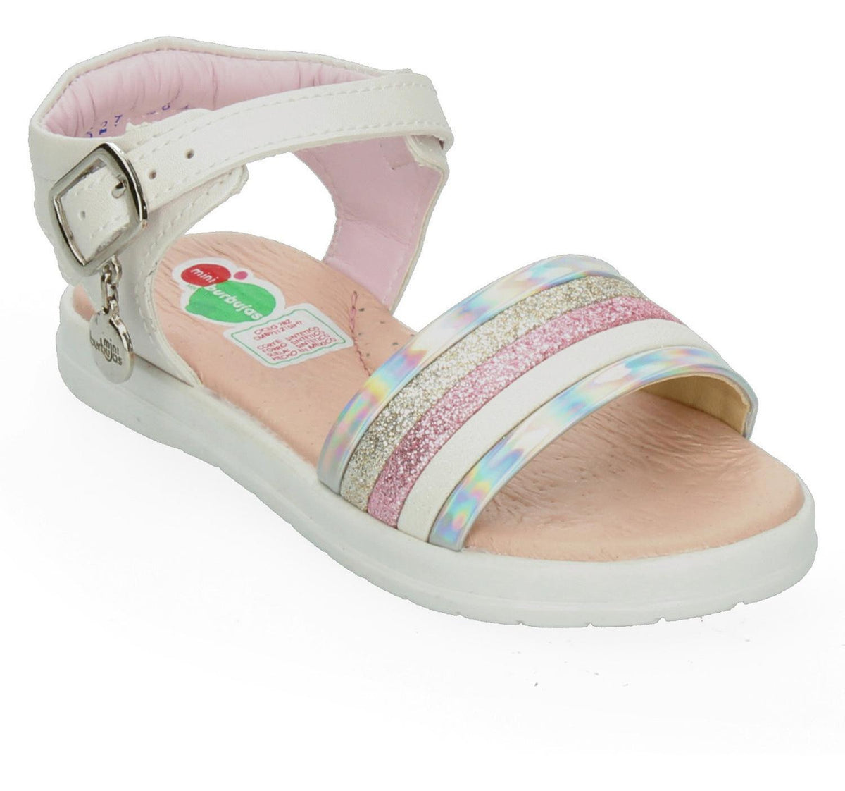 Sandalias Mini Burbujas Para Niña 14-527-s68 Blanco [mnb229], foto 5 de 10