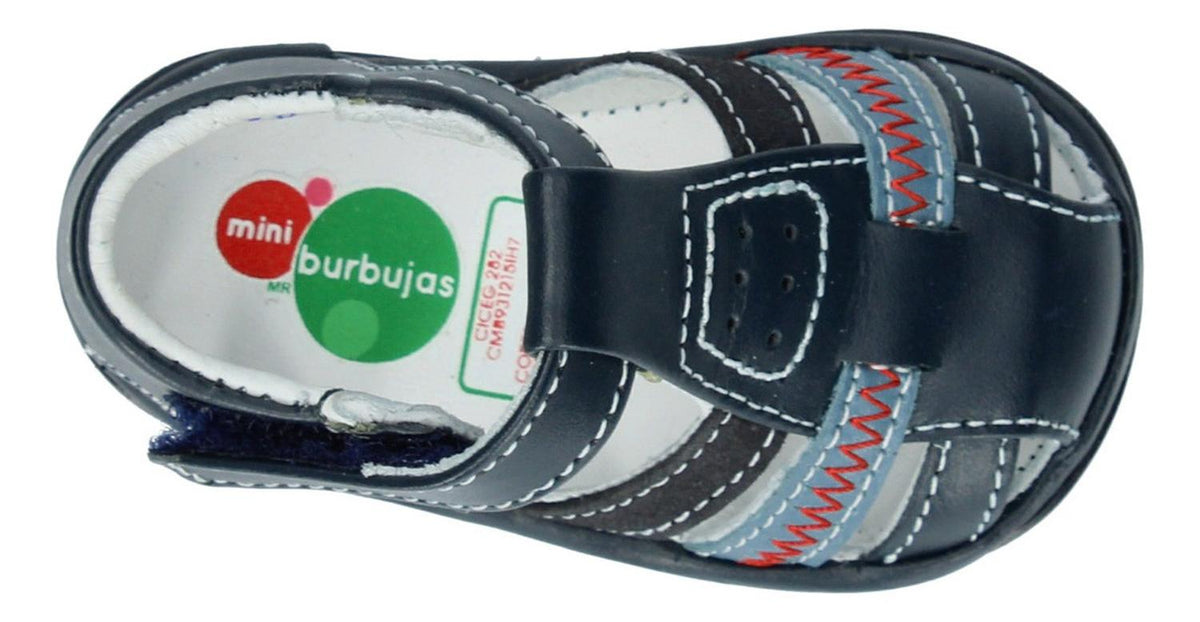 Sandalias Mini Burbujas Para Niño 12 225 N68 Azul Marino [mn, foto 5 de 6