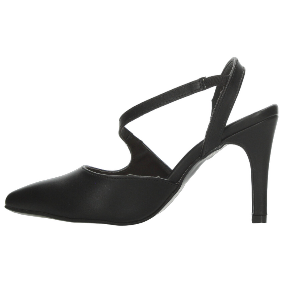 Zapatillas Paulina Dama Negro Formal Tacón Puntiagudo Mujer, foto 5 de 10