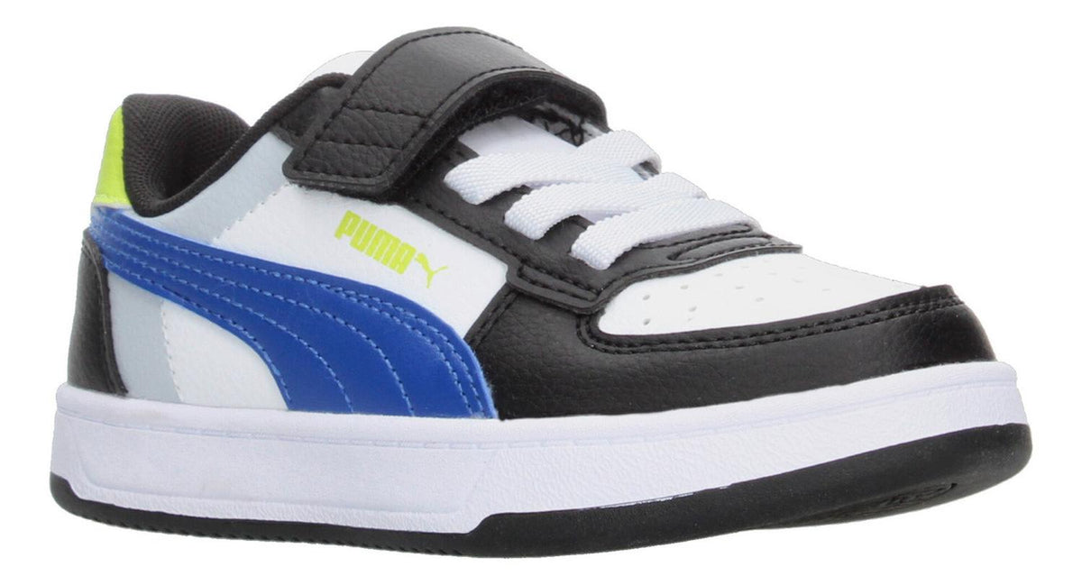 Tenis Puma Caven 2.0 Block Color Negro Con Velcro Para Niño, foto 2 de 7