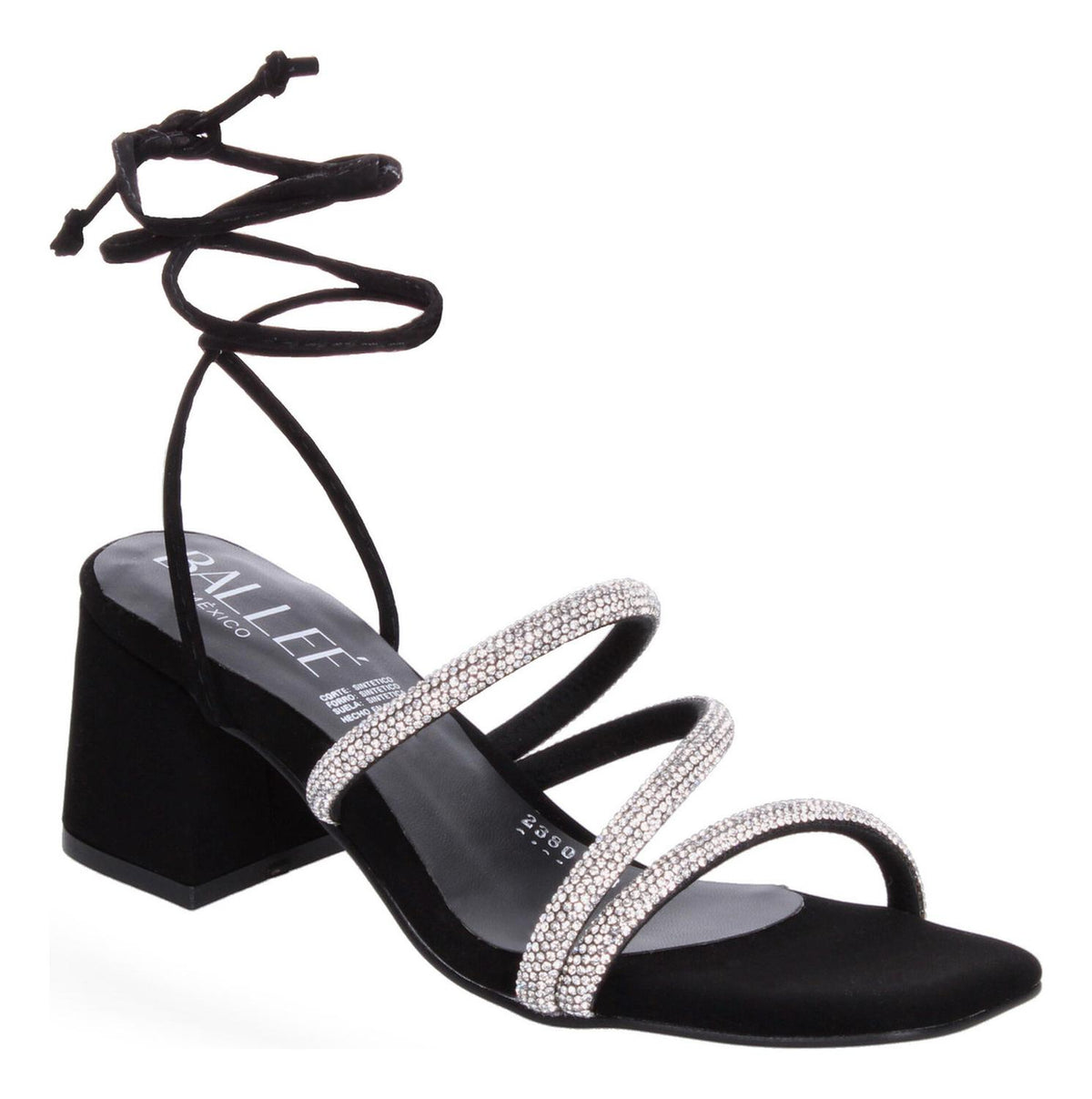 Sandalias De Fiesta Negro Para Mujer [bal6], foto 4 de 10