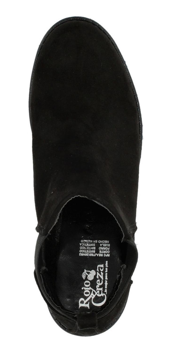 Botín Rojo Cereza Para Mujer 902 Negro [rce21], foto 8 de 10