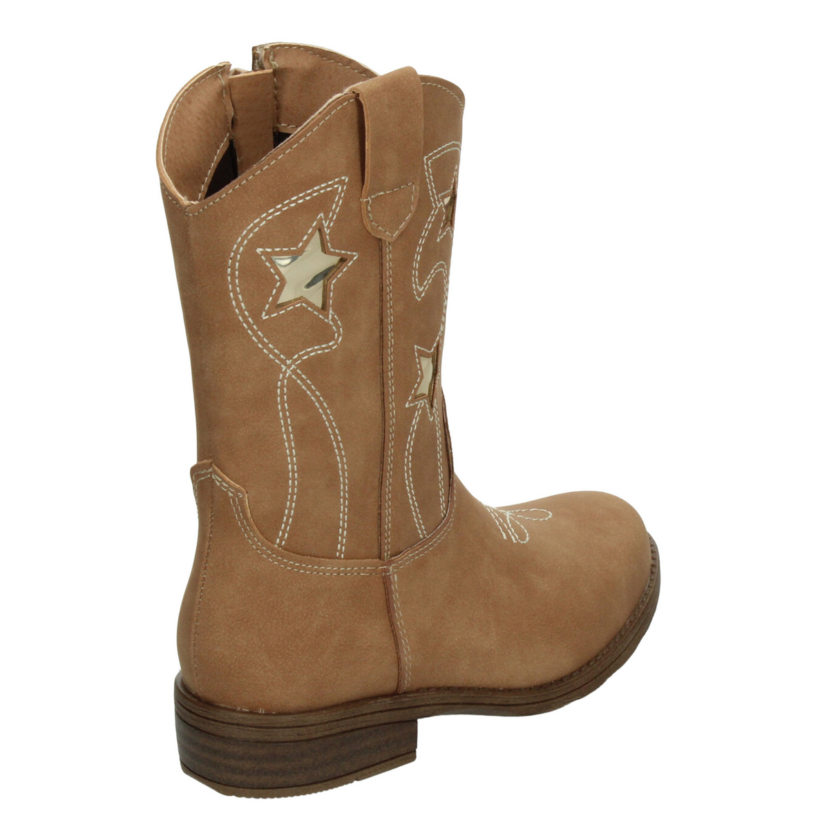 Bota Vavito Niña Camel Vaquera Casual Cierre Infantil T18-22, foto 3 de 10