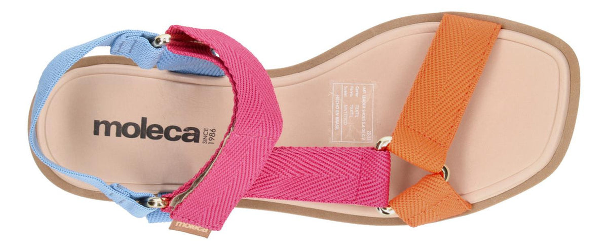 Sandalias Moleca Multicolor Para Mujer [mle28], foto 9 de 10
