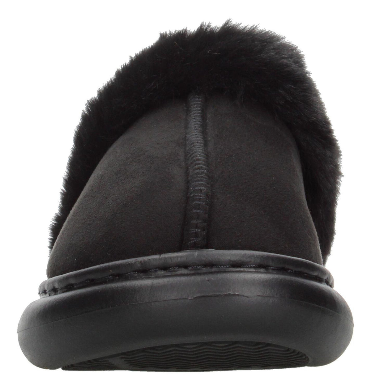 Pantuflas Mujer Berlín Negro De Peluche Cómodas Para Dama, foto 6 de 10