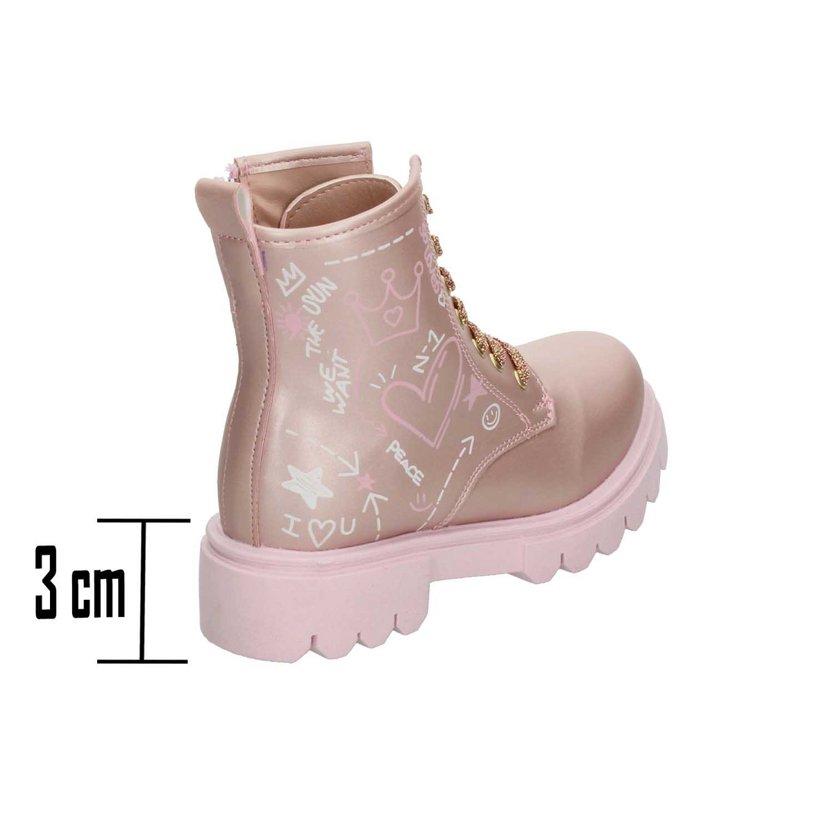 Bota Jakuna Niña Bebé Rosa Casual Infantil T15-18, foto 3 de 10