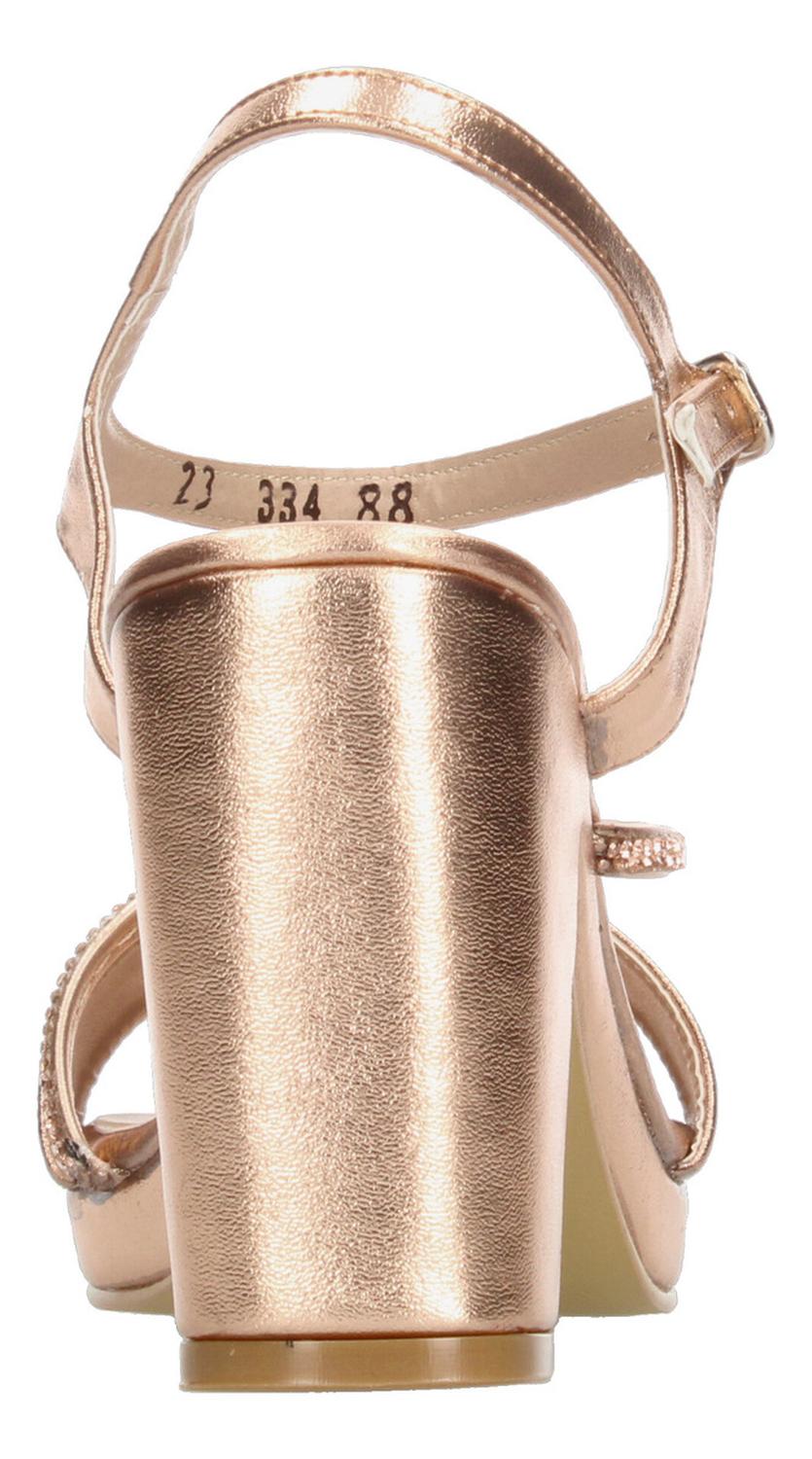 Sandalias De Fiesta Perez Lete Rose Gold Para Mujer [plt348], foto 7 de 9