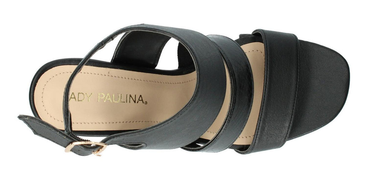 Sandalias Paulina Para Mujer 21601 Negro [pau742], foto 6 de 6