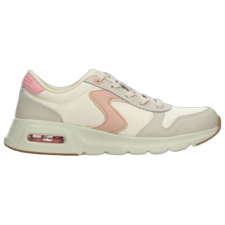 Tenis Dama Skechers Beige Casual Moderno Comodo Mujer