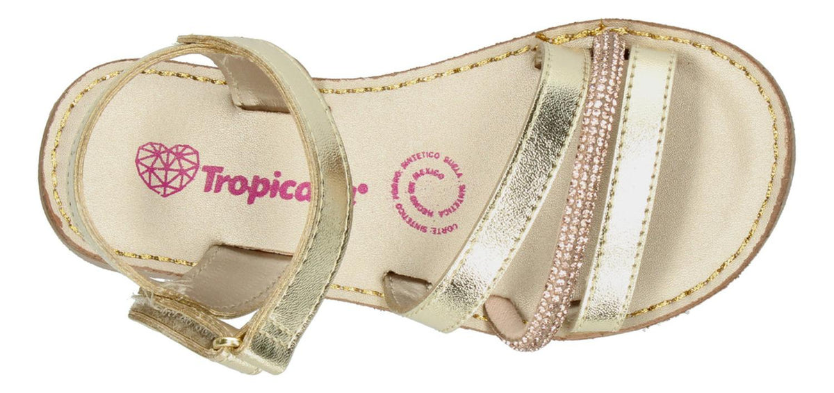 Sandalias Tropicana Dorado Para Niña [tro1335], foto 9 de 10