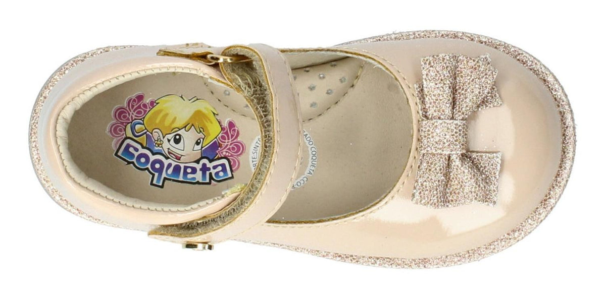 Zapato Casual Coqueta Para Niña 181502-l Amarillo [cta882], foto 5 de 6