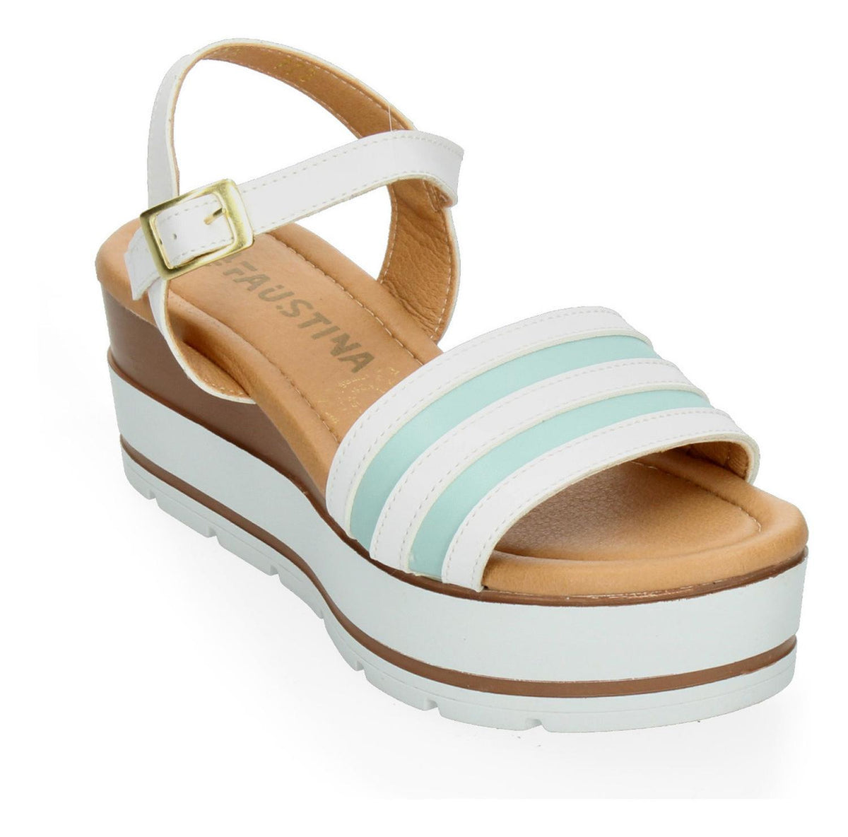 Sandalias Faustina Para Mujer 12003 Blanco [fau1], foto 5 de 10