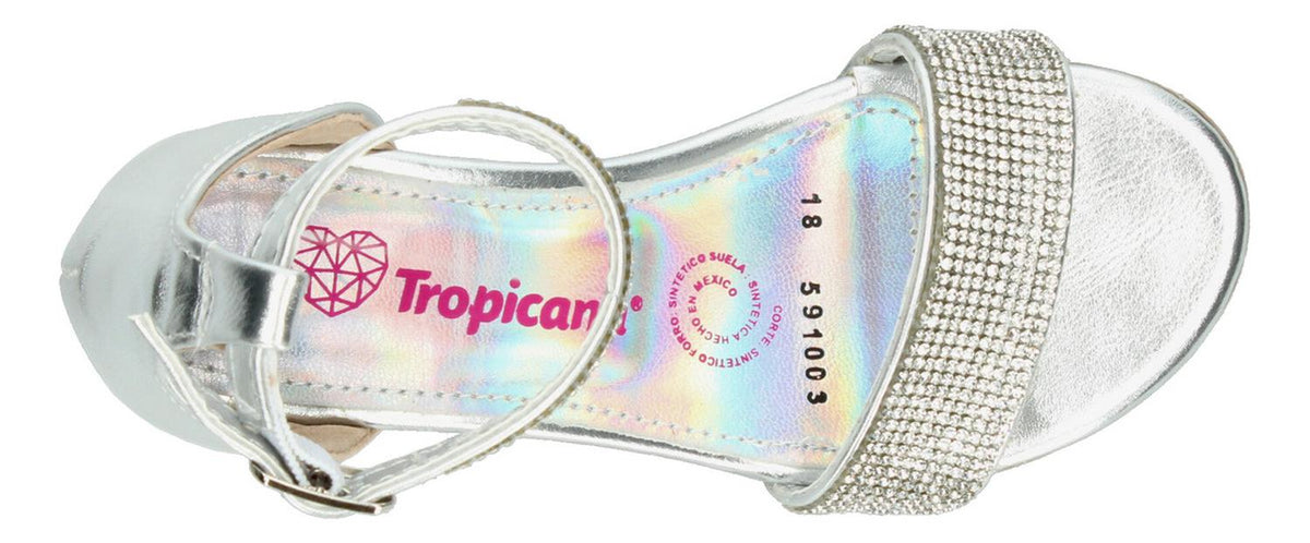 Sandalias Tropicana Plateado Para Niña [tro1429], foto 7 de 7