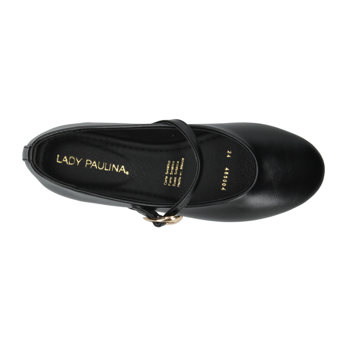 Flats Paulina Mary Jane Dama Negro Casual Hebilla Mujer, foto 8 de 10