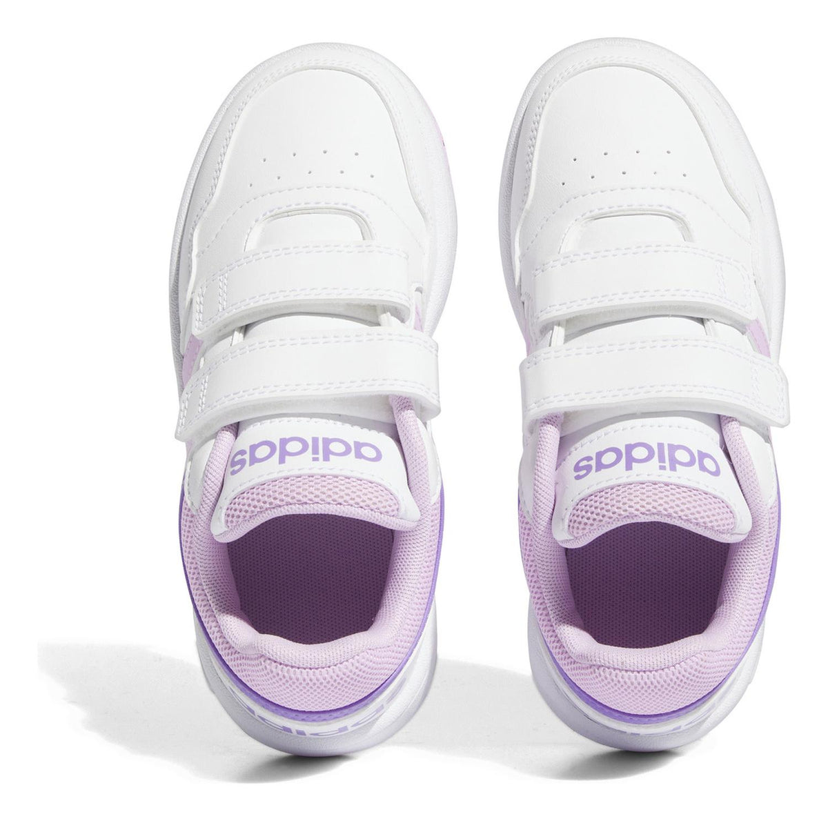 Tenis Blanco Niña adidas Hoops 3.0 Rosa Originales Casuales Sneakers Ligeros Cómodos Sin Cintas, foto 7 de 10
