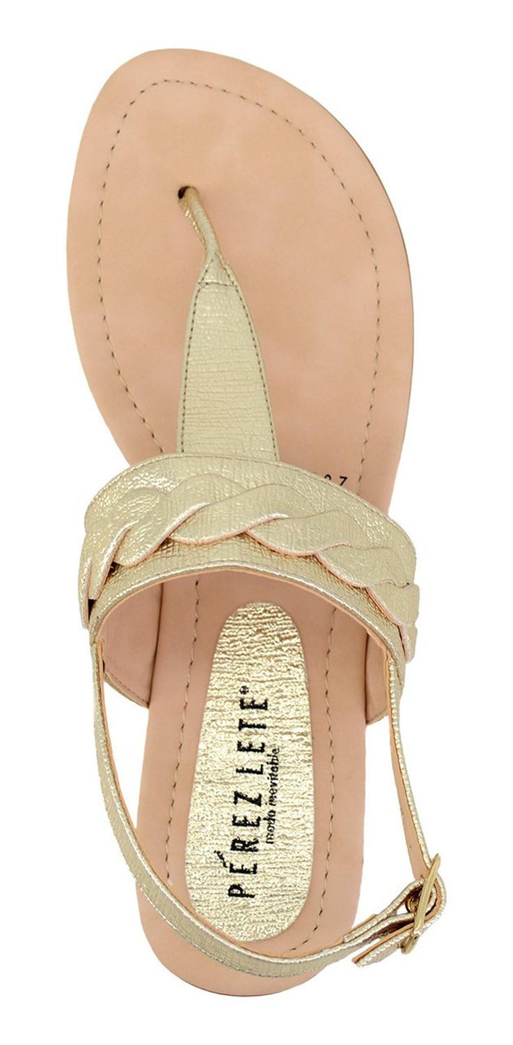 Sandalias Perez Lete Para Mujer 99016 Dorado [plt144], foto 5 de 6