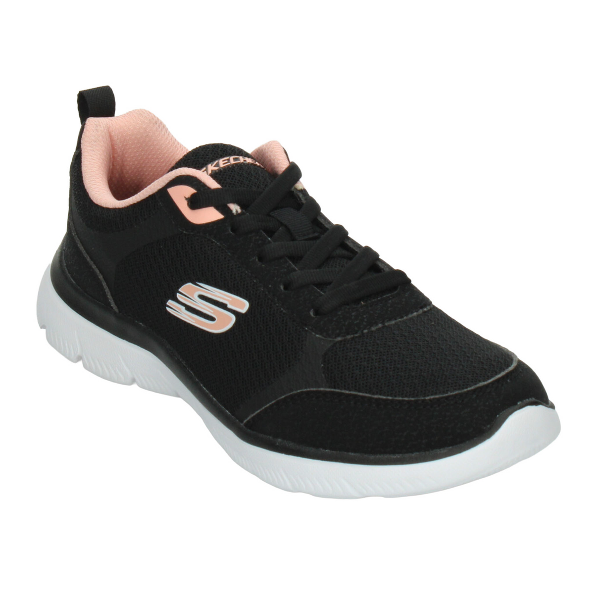 Tenis Skechers Summits Dama Negro Deportivo Cintas Mujer, foto 4 de 10