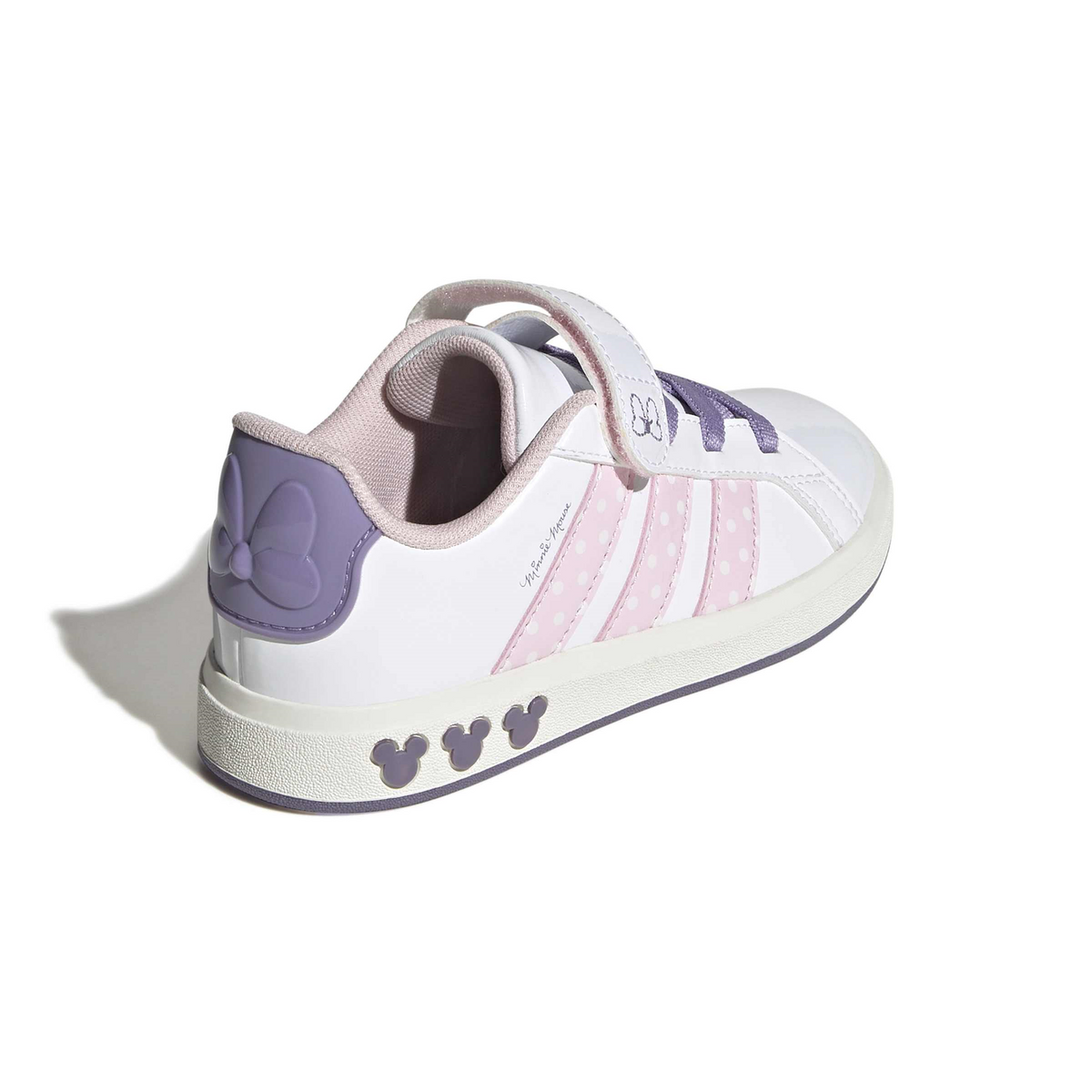 Tenis Adidas Grand Court Minnie Niña Blanco Casual Infantil T16-22, foto 3 de 10