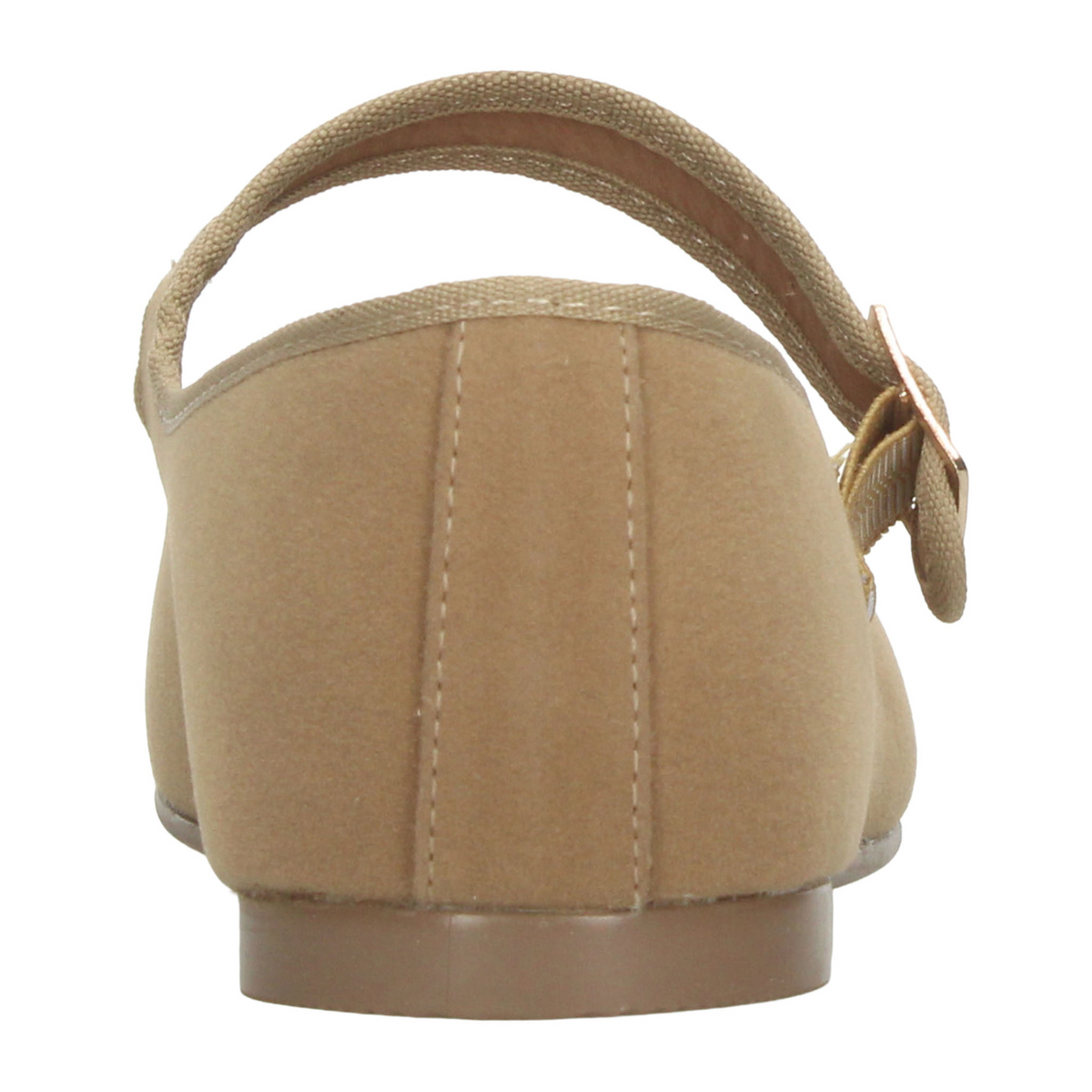 Flats Paulina Mary Jane Dama Camel Café Casual Gamuza Mujer, foto 7 de 10