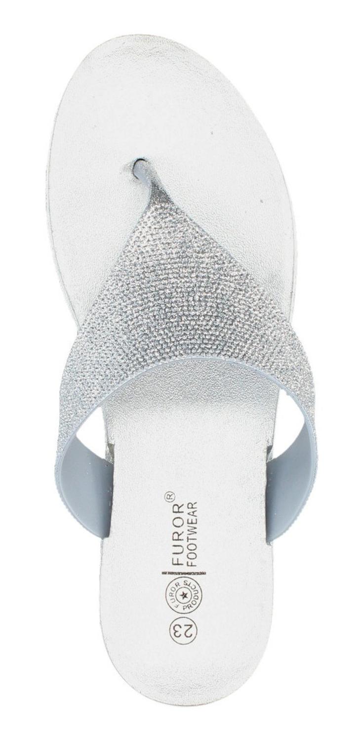 Sandalias Furor Para Mujer 18486 Plateado [fur26], foto 8 de 10