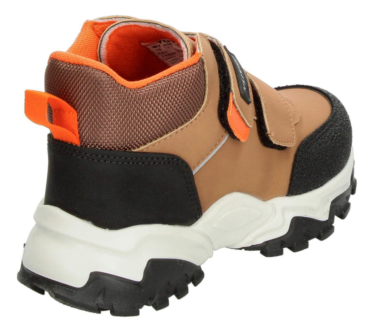 Bota Niño Yuyin Café Camello Cómodo Segura Velcro Ajustable, foto 3 de 10