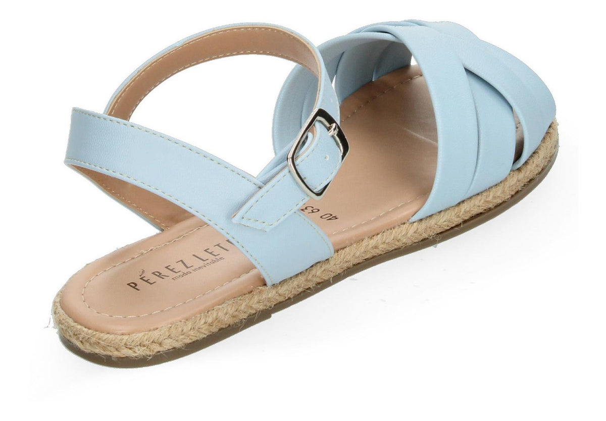 Sandalias Perez Lete Para Mujer 63176 Azul [plt255], foto 4 de 10