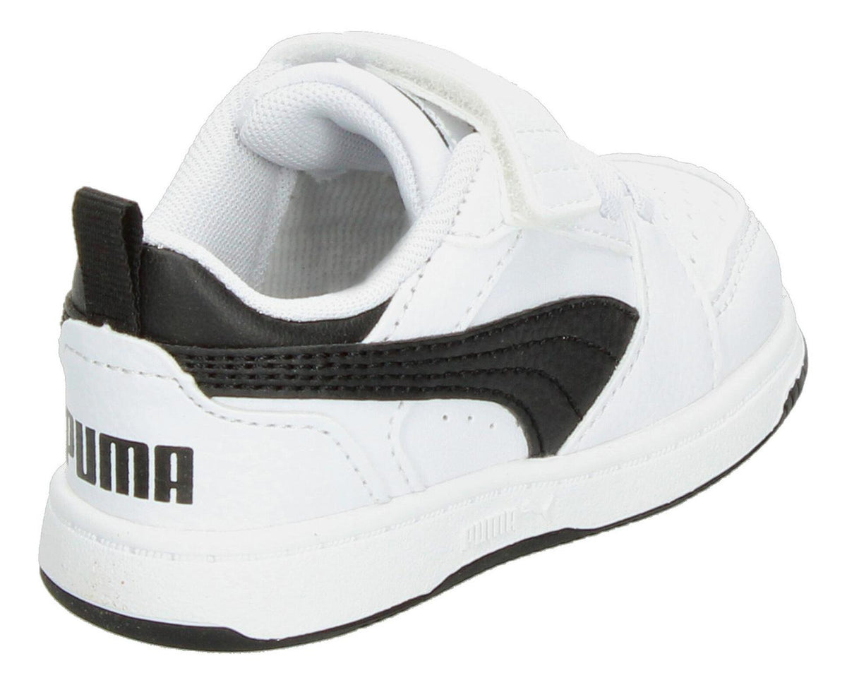 Tenis Puma Rebound V6 Blanco Cintas Elasticas Y Velcro Niño, foto 3 de 7