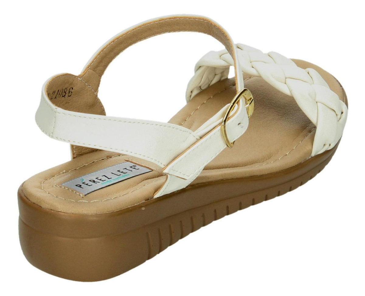 Sandalias Perez Lete Para Mujer 21086 Blanco [plt238], foto 5 de 10